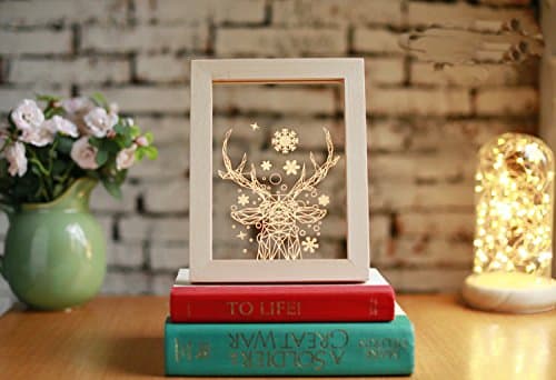 FANStek LED Photo Frame Night Light (Deer)