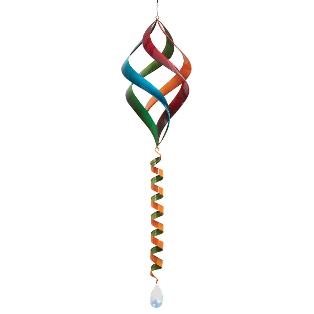 Rainbow Enameled Wind Spinner - Garden Decoration