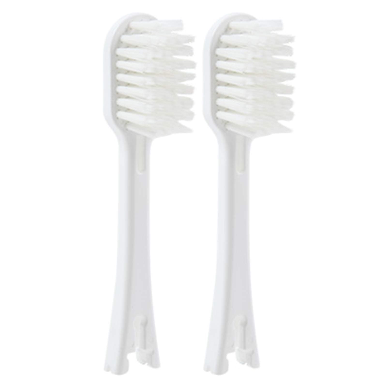 IONPA [Wide - White] Replacement Brush Head, 2pcs/Pack, IONIC KISS You, hyG, Made in Japan, Extended Filament, Floss Action