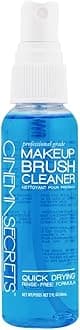 Cinema Secrets Original Blue Vanilla Makeup Brush Cleaner Spray - Professional Cleanser for Makeup Brushes - Quick-Drying, Rinse-Free Formula - Removes Stubborn Waterproof Make Up (2 fl oz)