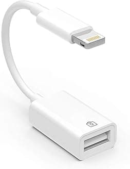 Lightning Male to USB Female Adapter OTG Cable for Apple for iPhone 11 12 13 14 Mini Max Pro XS XR SE2 7 8plus for iPad Air3 A Camera Memory Card Reader