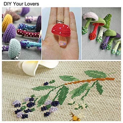 Bala&Fillic 24000pcs Multicolor 2mm Silver Lined Seed Beads for DIY Crafts