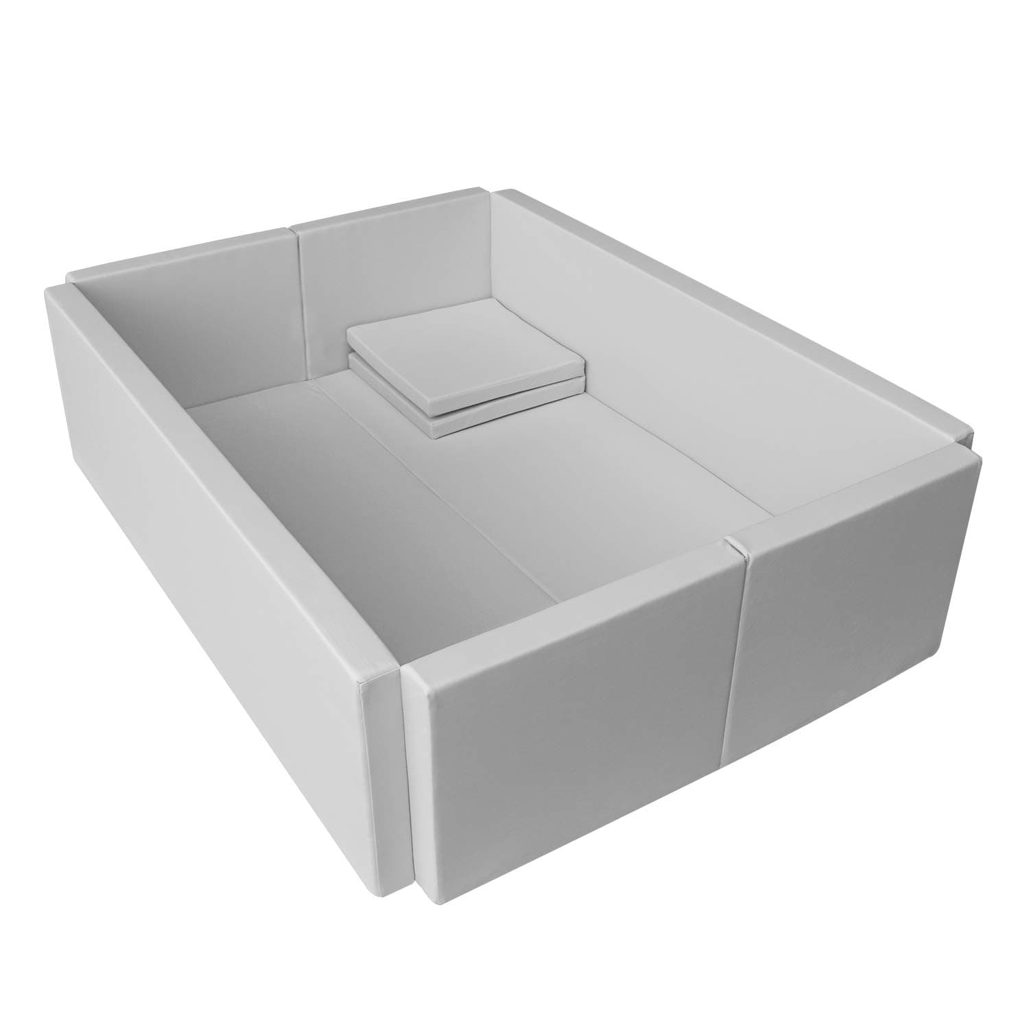 TRENDBOX Soft Foam Foldable Ocean Ball Pit Crawling Fence Children's Playground - Grey