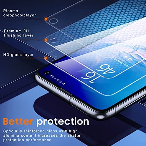 UniqueMe [4 Pack] Compatible with Samsung Galaxy S10e Screen Protector,[Japan Tempered Glass] 9H Hardness with Lifetime Replacement Warranty