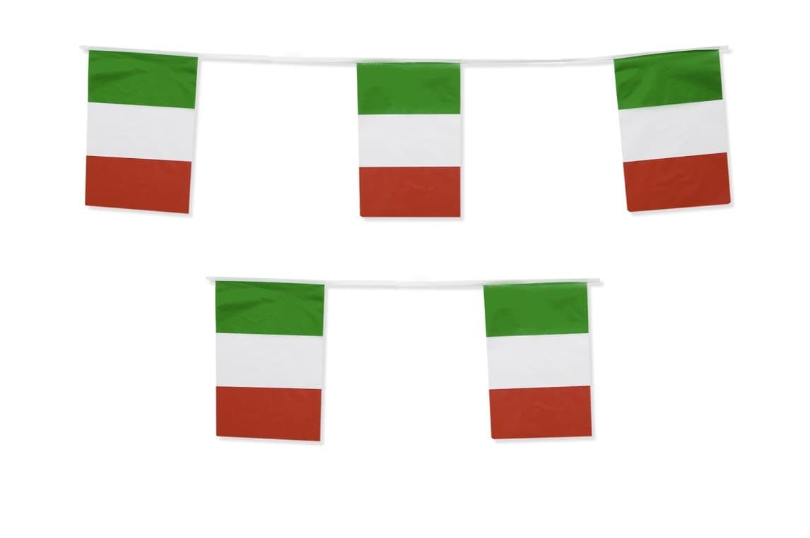 Italy Flag Italian String Flags Banner 33ft Decoration