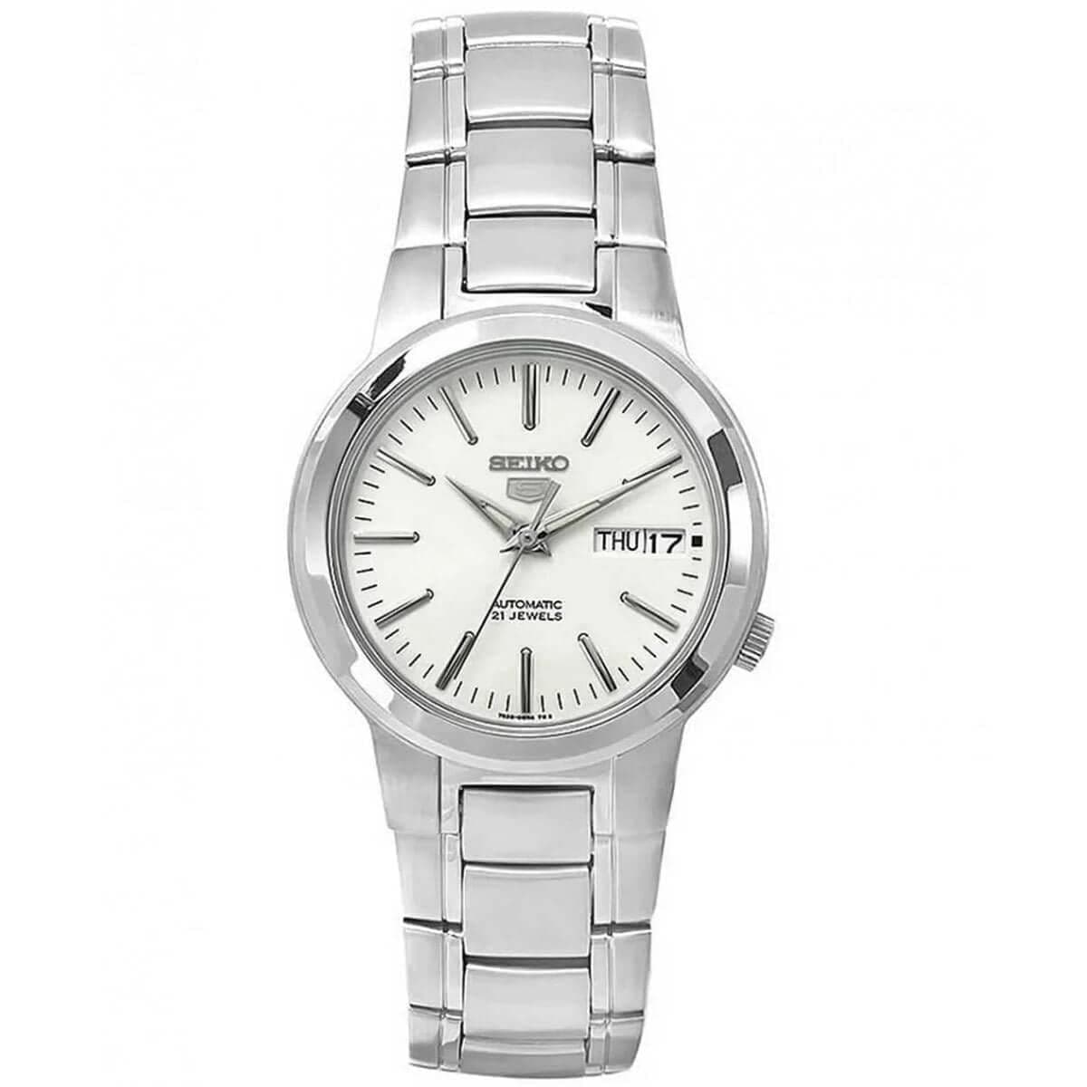 SEIKO 5 Automatic White Dial Men's Watch SNKA01