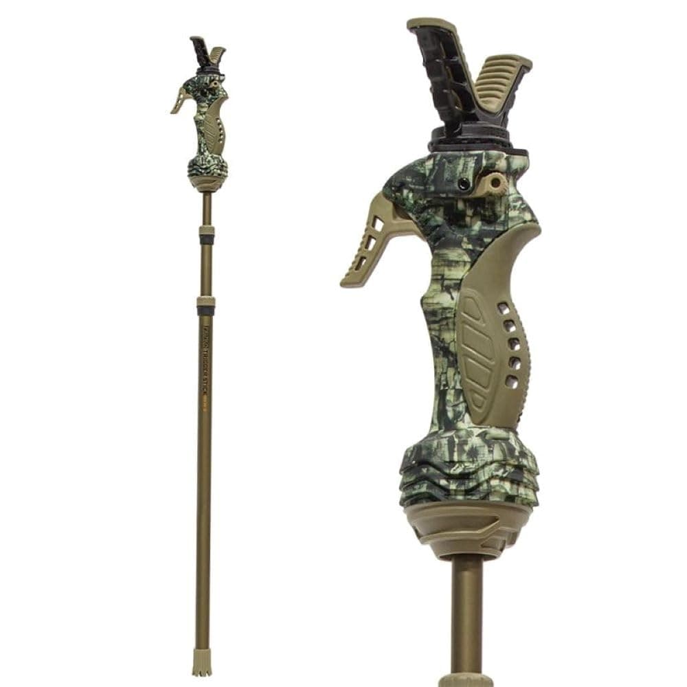 PRIMOS Hunting Trigger Stick Gen3 Shooting Stick, Adjustable Height, Quick-Detach Yoke, Durable and Lightweight, Ideal for Hunting, Shooting, and Photography