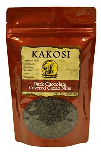 KAKOSI Chocolate Covered Nibs, 16oz Bag