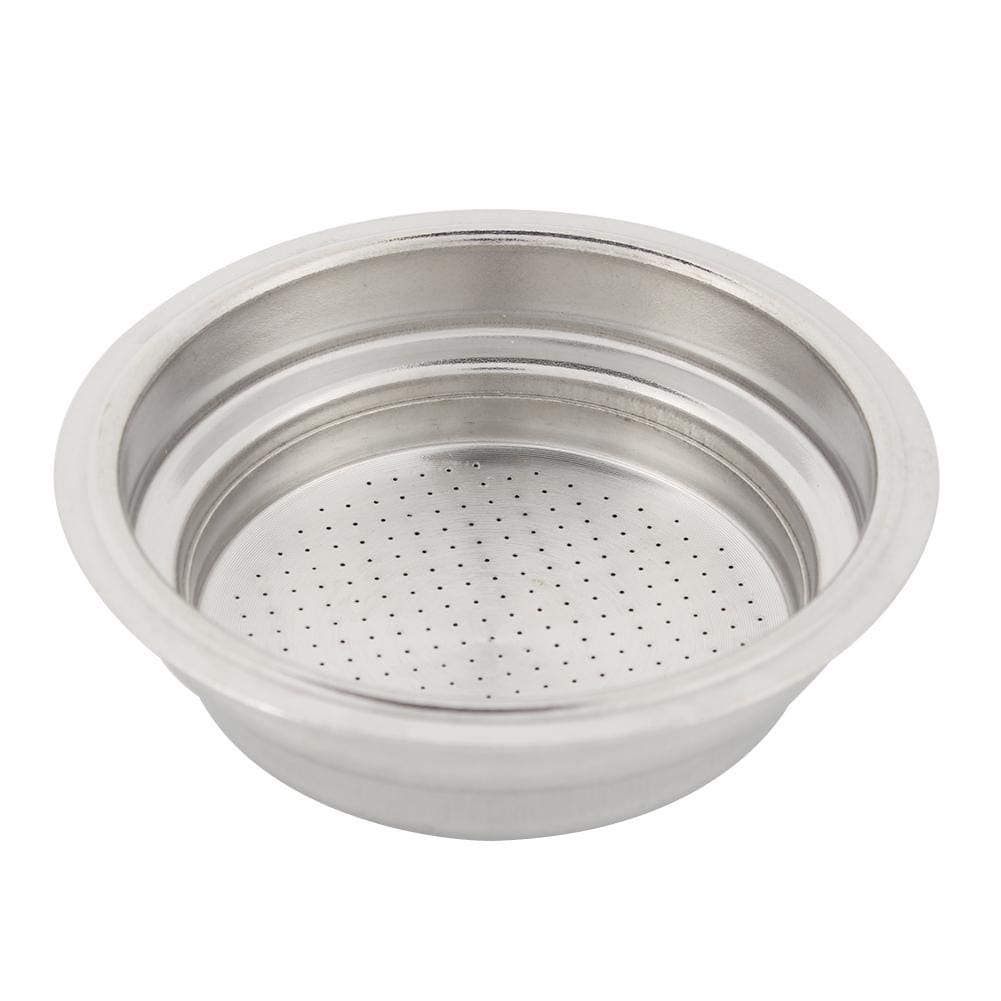 Coffee Tea Filter Basket Silver Stainless Steel Coffee Machine Filter Coffee machine accessories filter double filter original single powder bowl