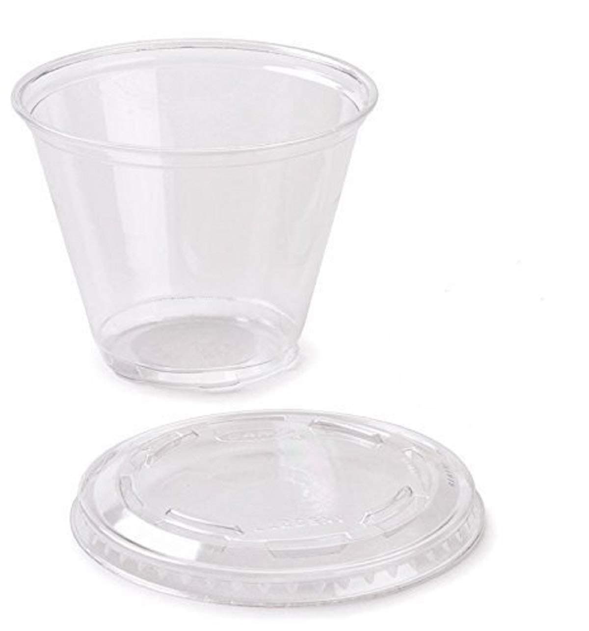 150 ml Plastic Dessert Cup with lid x 100