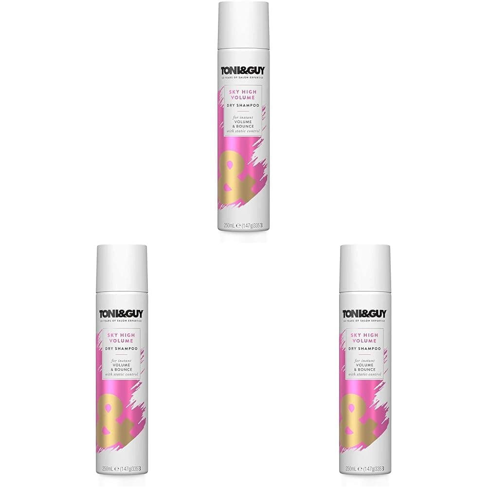 Toni & Guy Sky High Volume Dry Shampoo,250ml (Pack of 3)