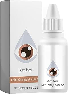 Innovative Eye Brightening Drops:Vision Products Dry Eye Relief Products Advanced Formula to Lighten & Change Your Eye Color, Relieves strain, 6 Fashionable Shades Including （Brown）