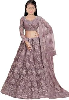 Traditional Ethnic Wear for Girls Designer Embroidered Kids Lehenga Choli