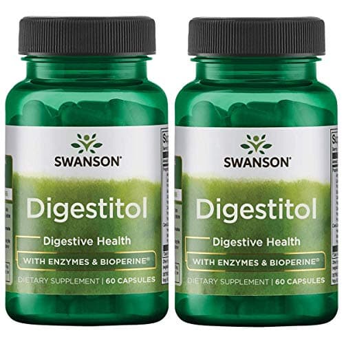 Swanson Digestitol 60 Capsules (2 Pack)