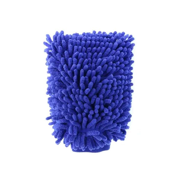 GenericCar Mitt - Microfiber Wash Mitt for Car Cleaning - Scratch-Free - Waterproof - Blue