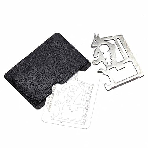 Somkit Bullfight Shape Multi-function Knife Bottle Opener Survival Mini Tools Card