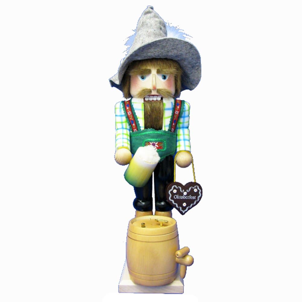 Kurt Adler 20" Steinbach Octoberfest Man Musical Nutcracker