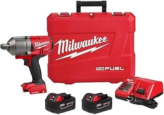Milwaukee 2864-22R 18V Brushless 3/4'' High-Torque Impact Wrench w/Friction Ring Black and Red