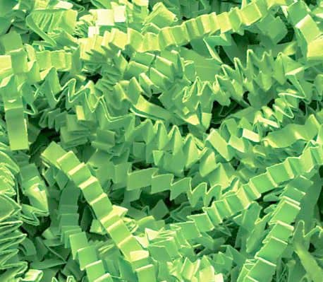 1/2 LB Crinkle Cut Paper Shred - Lime
