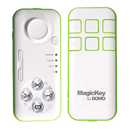 DOMO MagicKey BC3 Mini Bluetooth Controller for all Gamepad, Selfie Shutter, Remote, Mobile, Tablet PC and VR Headset (Black)