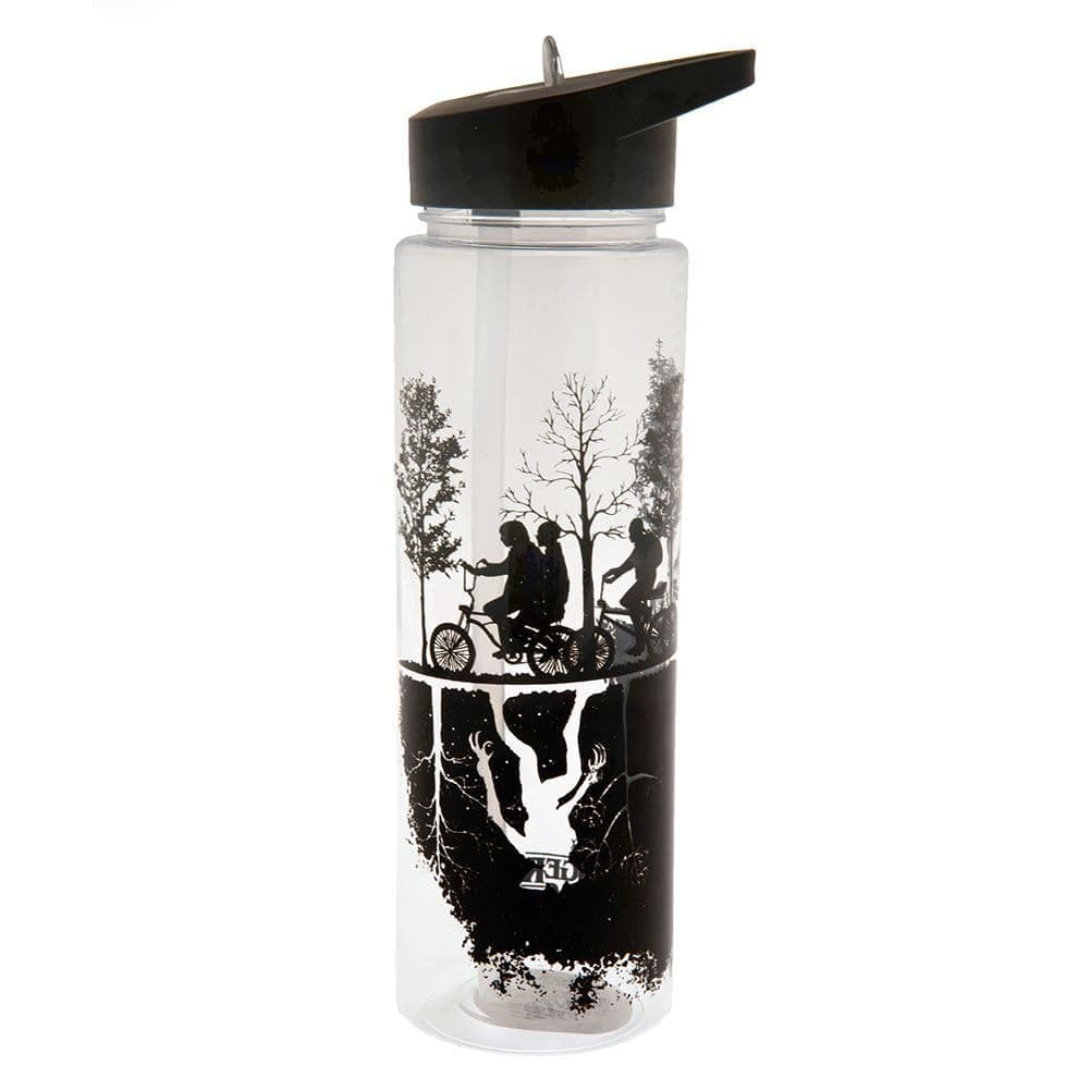 Stranger Things Upside Down Design Travel Bottle - 25oz/700ml Durable, Leak-Proof Plastic Drinkware, Stylish Hydration on The Go - Officially Licensed Netflix Merchandise