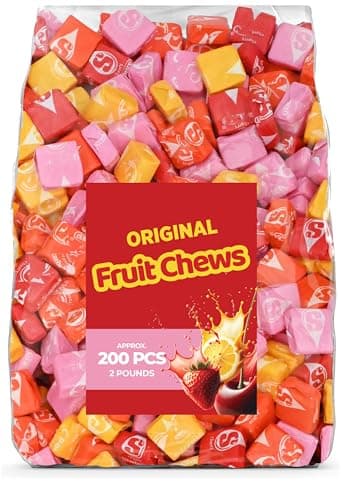Starburst Original Fruit Chews Candy, 2 Pounds Bulk - Approx. 200 Assorted Individually Wrapped Pieces