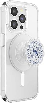 Phone Grip for MagSafe, Magnetic Holder, Phone Stand, Cute - Peacock Saucer