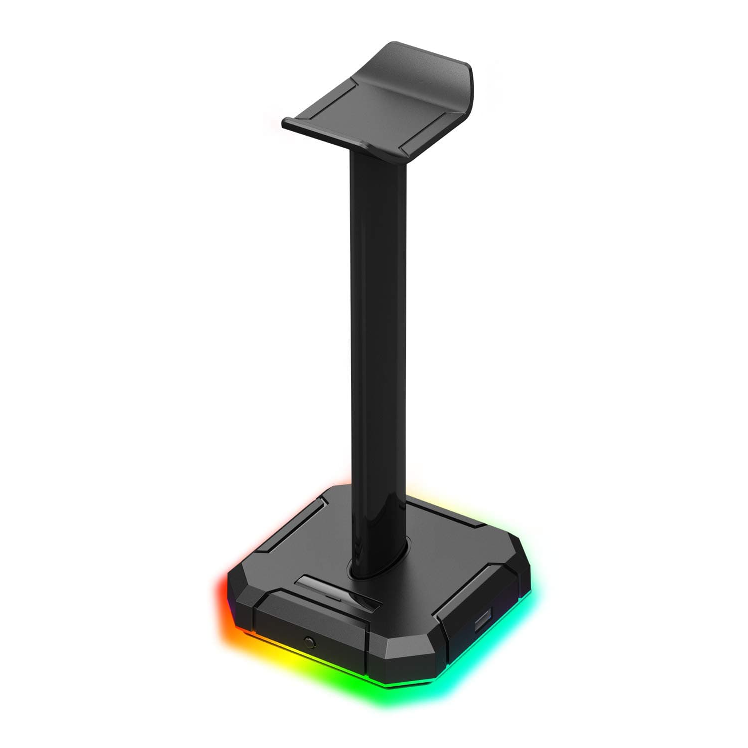 Redragon Scepter PRO HA300 with 10 RGB Lighting Modes and 4 USB Ports Tabletop Headphone Stand