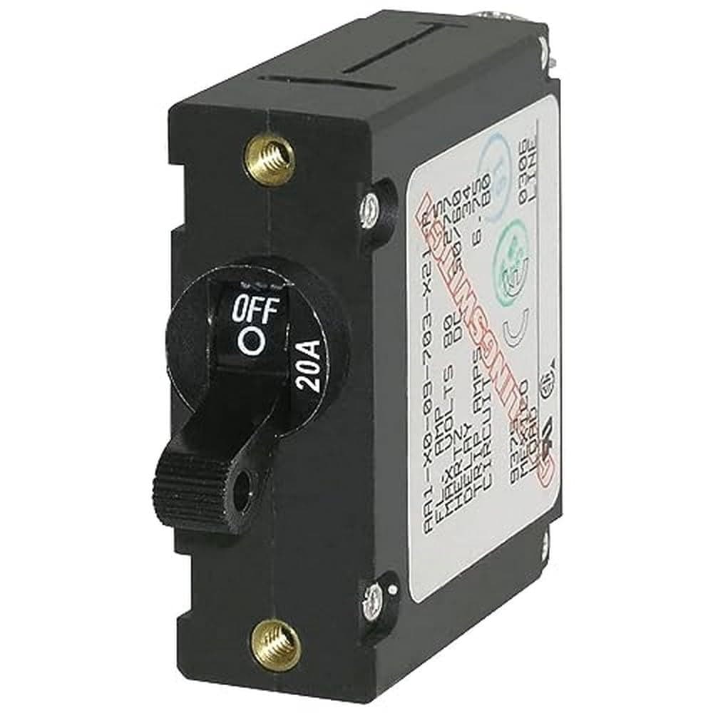 Blue Sea Systems A-Series Toggle Single Pole Circuit Breakers