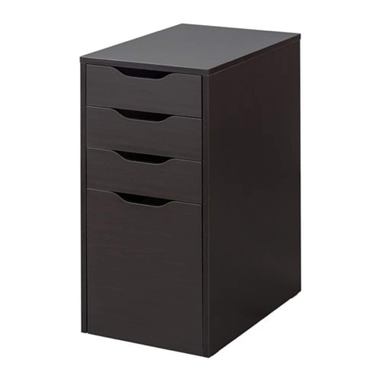 IKEA Alex Drawer Unit Drop File Storage Black-Brown 903.730.38 Size 14 1/8x27 1/2"