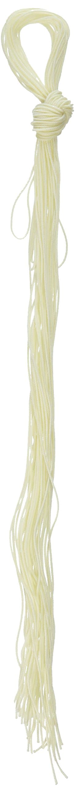 Machine made Thin White Standard Tzitzis Tzitzit Strings Set for Tallit Approximately 50 cm long