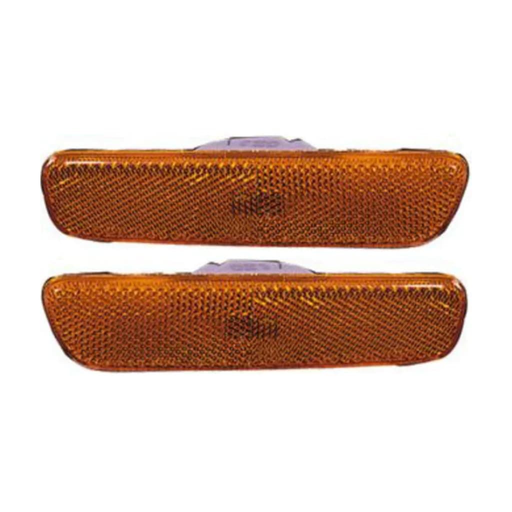 For Lexus RX 300 1999-2003 Front Side Marker Light Assembly Amber Driver and Passenger Side | Pair | LX2550102 | LX2551102 | 81740-48010
