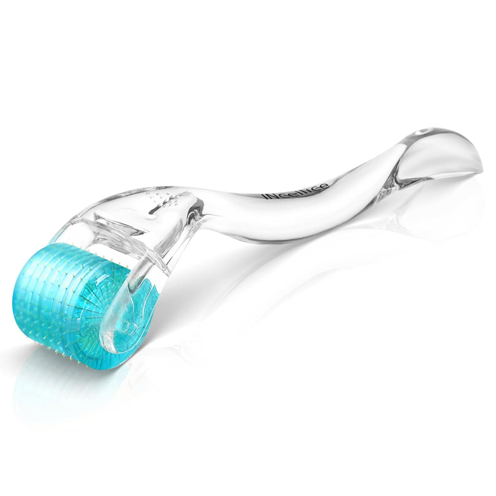 Derma Roller 0.5mm, 200 Real Individual Needles, Microneedling Roller for Hair Beard Growth, Titanium Micro Needling Roller for Face Body Scalp Men and Women