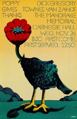 Milton Glaser Poppy Head Turkey