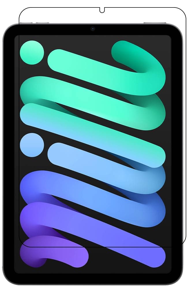 – Screen Protector compatible with iPad mini 7 (A17 Pro, 2024 Model, 7th Generation) / mini 6 (2021 Model, 6th Generation), 8.3-Inch, Tempered Glass Film