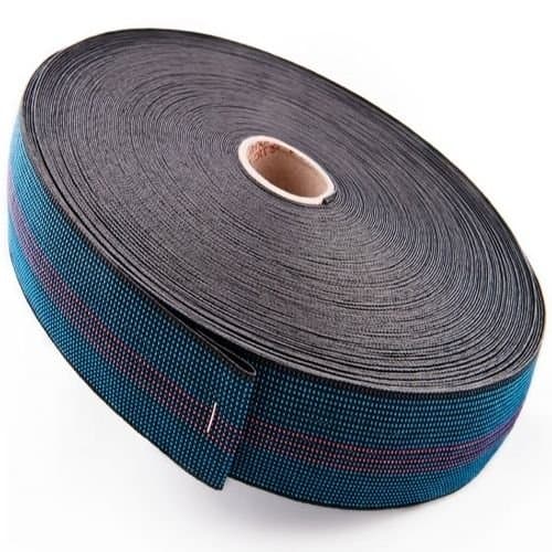 20 Metres of 2" (50mm) Elasticated Upholstery Webbing for Sofa, Chair Seat