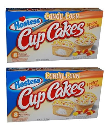Limited Edition Hostess Candy Corn Cupcakes (pack of 2)