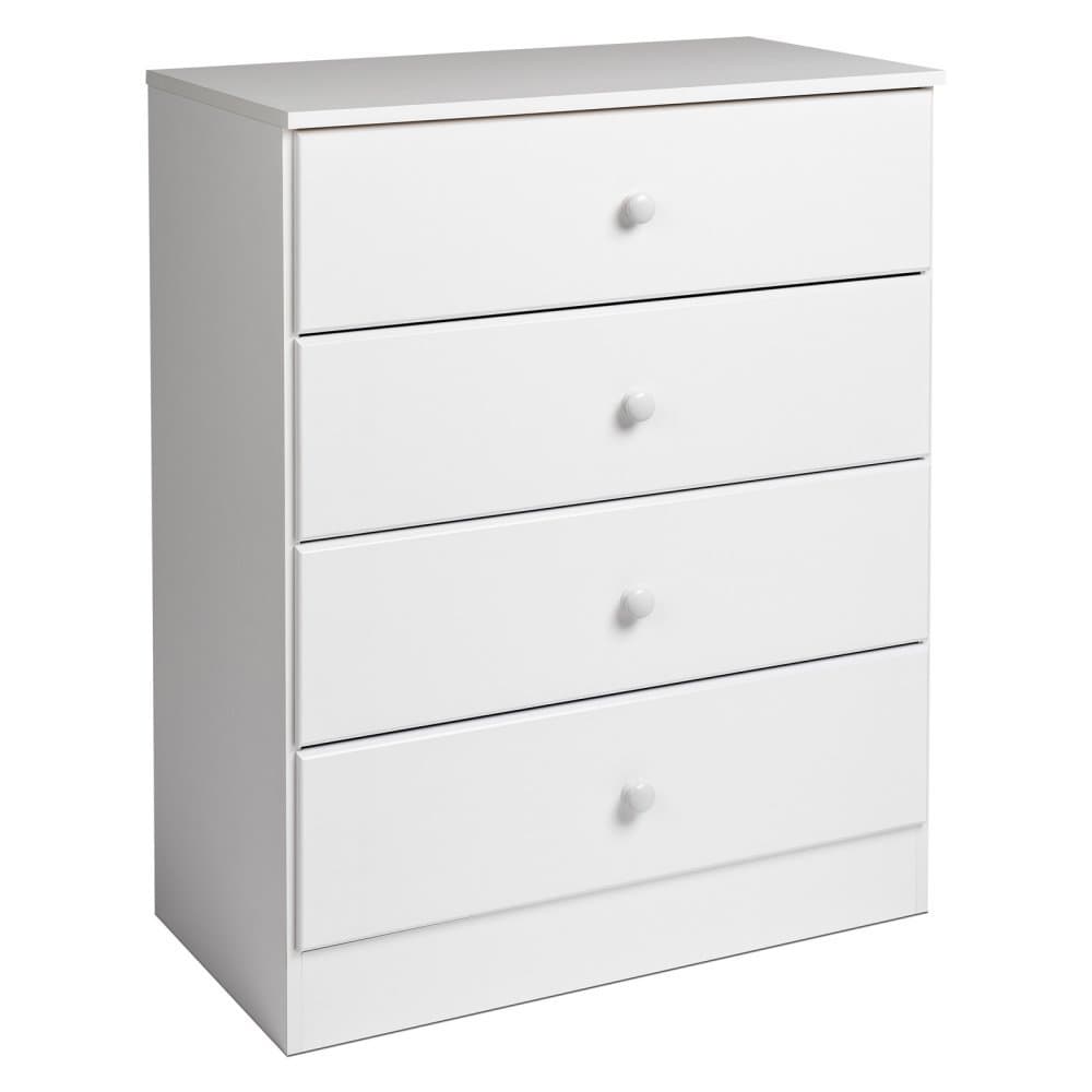 PrepacAstrid 4 Drawer Dresser, White