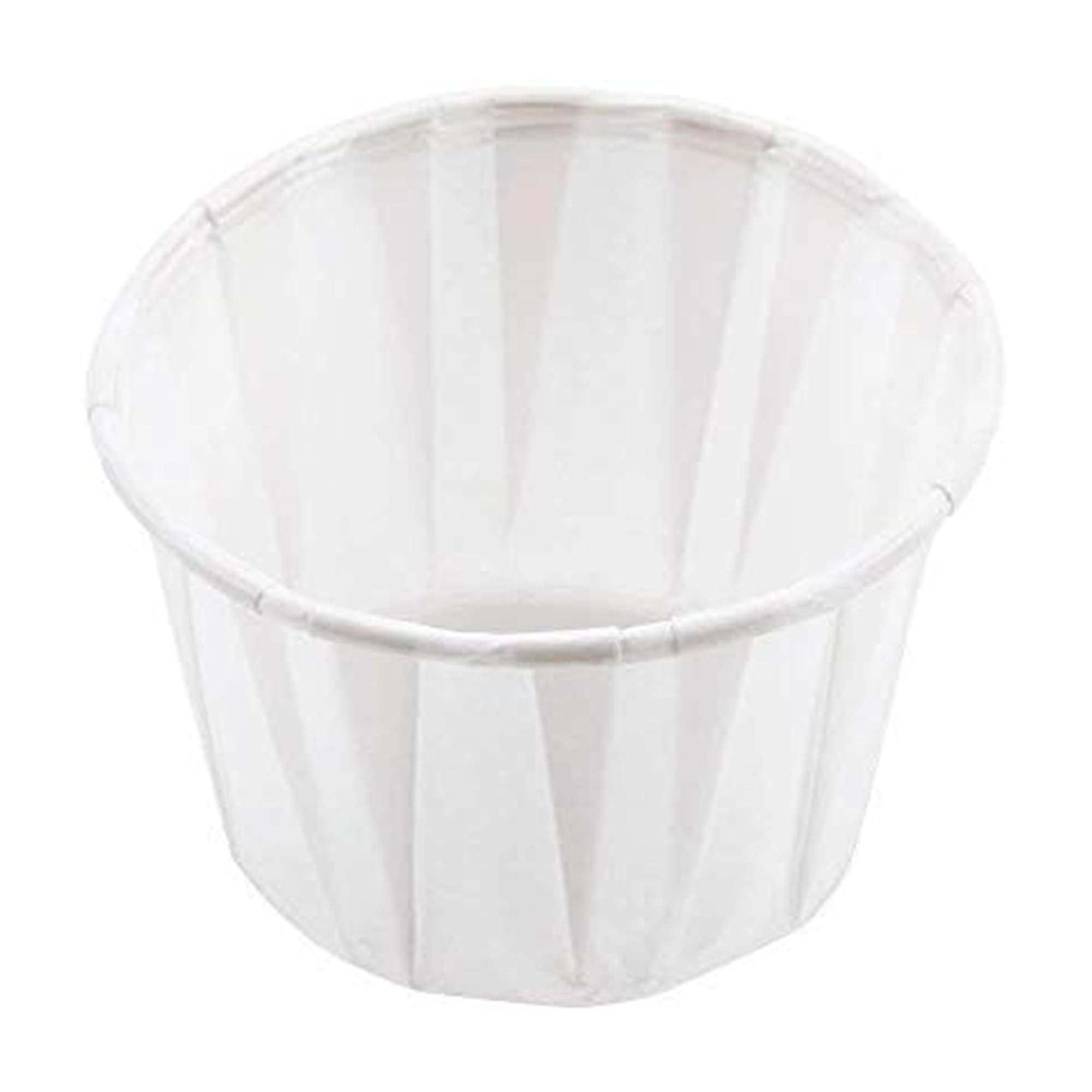 250 x 4oz Paper Souffle Portion Cups Waxed Paper Ramekin Sauce Pots with Leak-Resistant Coating – For Sauces, Condiments, Dips & Sampling – Disposable Catering Portion Control