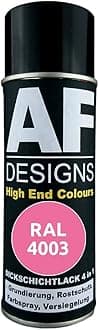 Alex Flittner Designs Rust Protection Paint 4-in-1 RAL 4003 Erica Violet Metal Protective Paint Spray Rust Protection Paint Spray Can