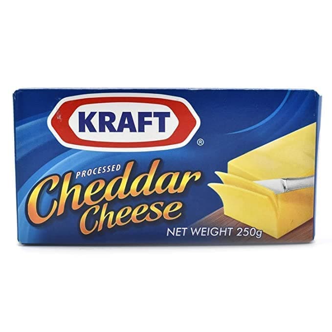Cheddar Cheese Block 250gm, Kraft, (Imported)