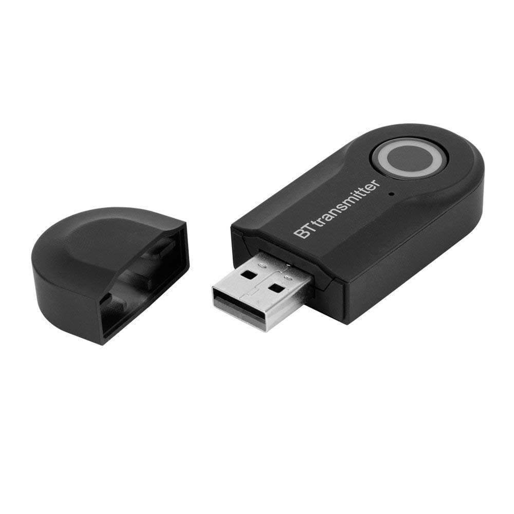 ZBLighting Wireless BT Audio Transmitter USB Dongle Adapter w/3.5mm AUX Cable for DVD PC Home TV Stereo System
