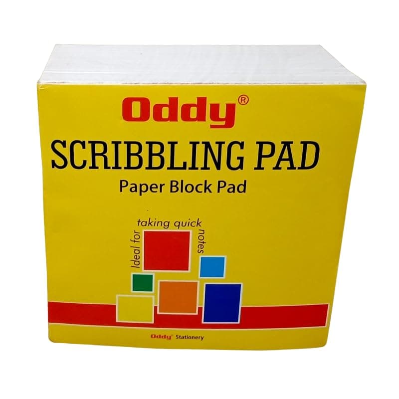 Oddy Scribbling Paper Block Pad | 480 Sheets | Unruled Memo Writing Pads | Multipurpose Note Pads | Smooth Paper Finish | White, Set of 2 (SP-04)