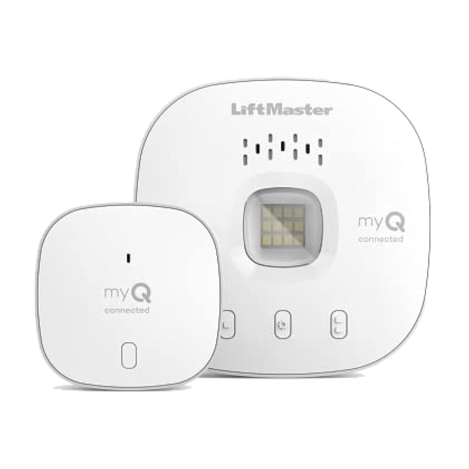 myQ Smart Garage Control - Wireless Garage Hub and Sensor with WiFi & Bluetooth - Smartphone Controlled, 821LMC-S, White