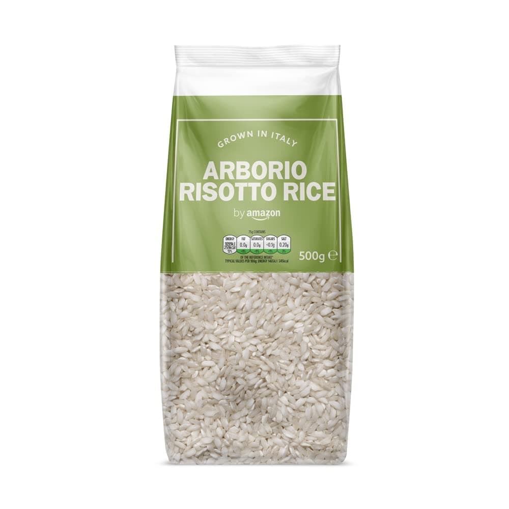by Amazon Arborio Risotto Rice, 500g (Pack of 5)