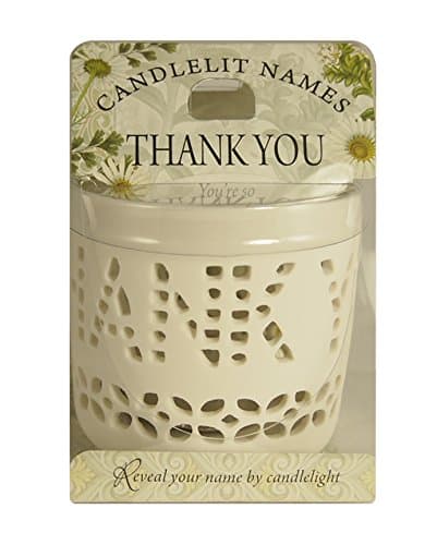 Candlelit Names Thank You, White