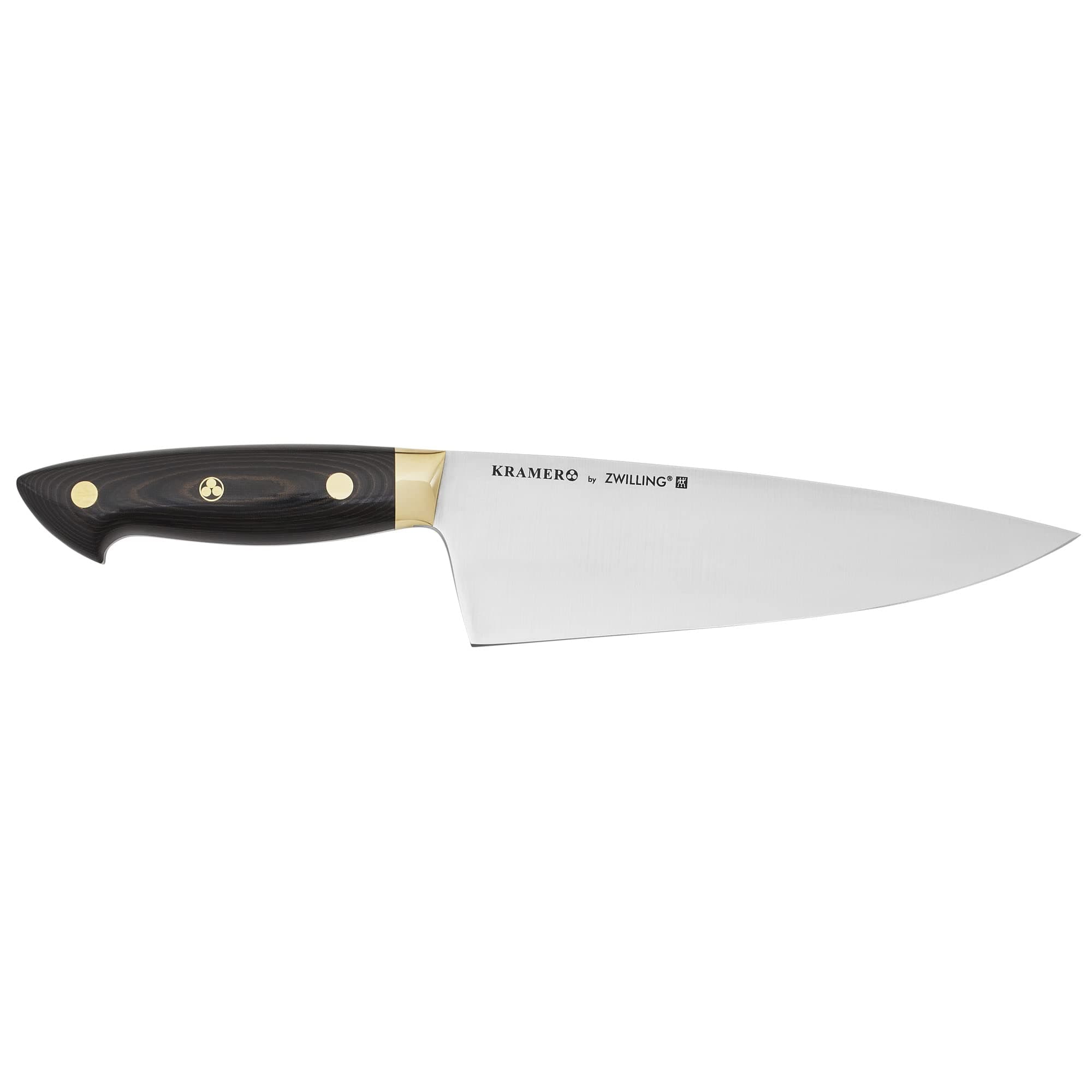 KRAMER EUROLINE Carbon Collection 2.0 8-inch Razor-Sharp German Chef's Knife, Made in Company-Owned German Factory with Special Formula Steel perfected for almost 300 Years