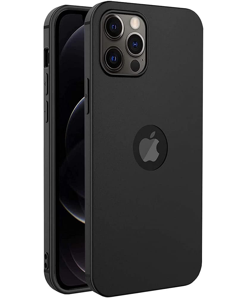 Slim TPU Camera Protection Back Case Cover for iPhone 12 / iPhone 12 Pro (Soft|TPU|Black)