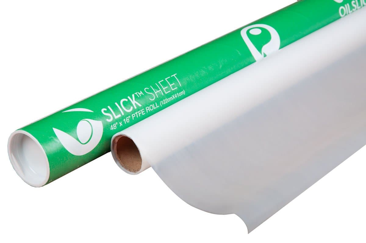 (25 Pack) Oil Slick Sheet Labratory Grade PTFE Roll Solvent Resistant Alternative to Parchment Paper, 48x16"