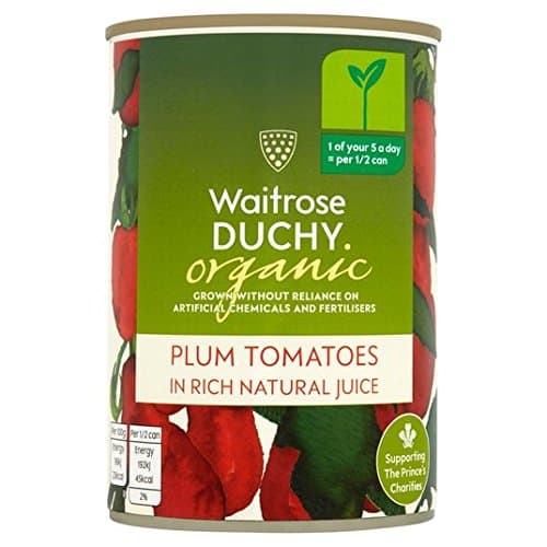 Duchy Organic Plum Tomatoes 400g